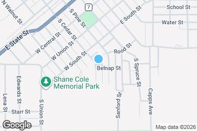 Map image of the property - 435 S Cedar St