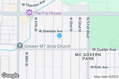 Map image of the property - 5445 N 54th St