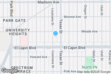 Map image of the property - 4365 Louisiana St