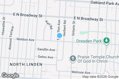 Map image of the property - 3012 Hamilton Ave