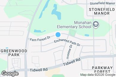 Map image of the property - 12615 Enchanted Path Dr
