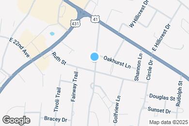 Map image of the property - 211 Golf Club Ln