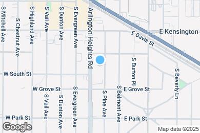 Map image of the property - 214-222 S Pine Ave