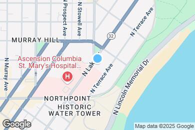 Map image of the property - 2430 N Lake Dr