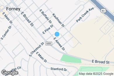 Map image of the property - 804 E Aimee St