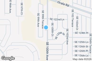 Map image of the property - 12406 SE 100th Ave