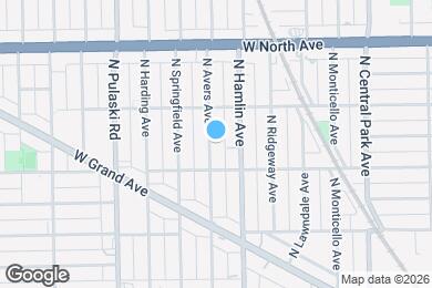 Map image of the property - 1429 N Avers Ave