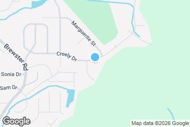 Map image of the property - 1804 Creely Dr