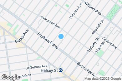 Map image of the property - Gut-Renovated 3BR + Massive Finished Basement | Backyard, Laundry & HVAC | Bushwick