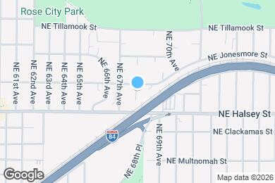Map image of the property - 1530 NE 68th Ave