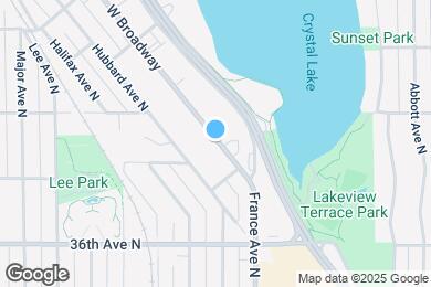 Map image of the property - 3745 W Broadway