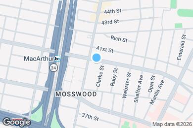 Map image of the property - 485 40th St