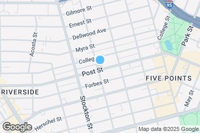 Map image of the property - 2259 Post St