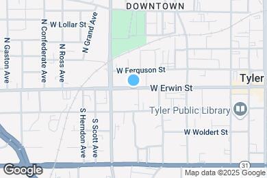 Map image of the property - 534 W Erwin St