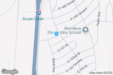 Map image of the property - 6007 E 150th St