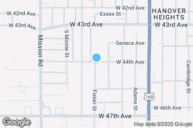 Map image of the property - 4441 Fisher St