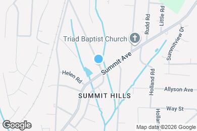 Map image of the property - 1818 Yarborough Dr