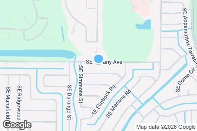 Map image of the property - 2498 SE Tiffany Ave