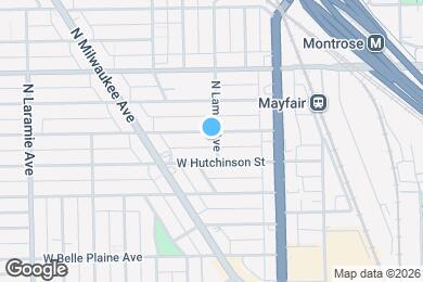 Map image of the property - 4248 N Lamon Ave