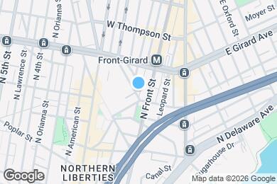 Map image of the property - 1101 N Hancock St