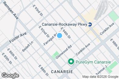 Map image of the property - 1042 E 93rd St