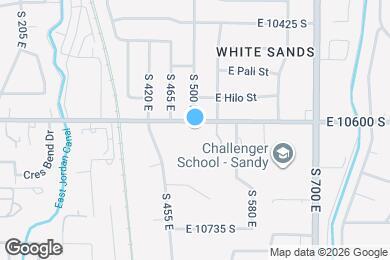 Map image of the property - 474 E 10600 S