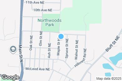 Map image of the property - 835 Maple St NE