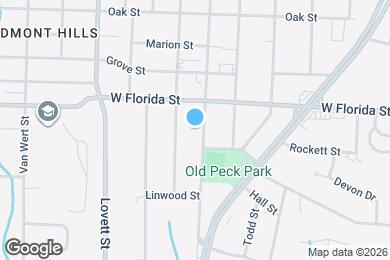 Map image of the property - 1510 Glenwood Ave