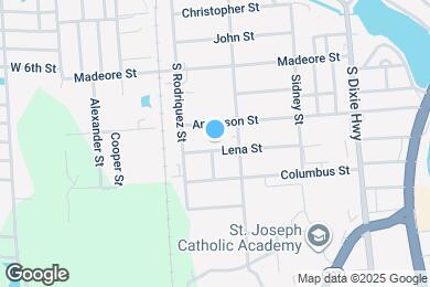 Map image of the property - 550 Lena St