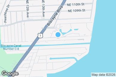 Map image of the property - 1365 NE 105th St