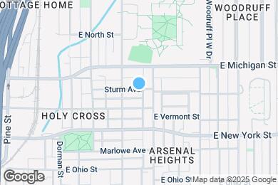 Map image of the property - 1427 Sturm Ave