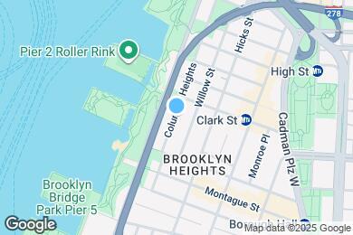 Map image of the property - 161 Columbia Heights
