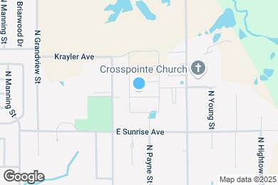 Map image of the property - 1814 E Moore Ave