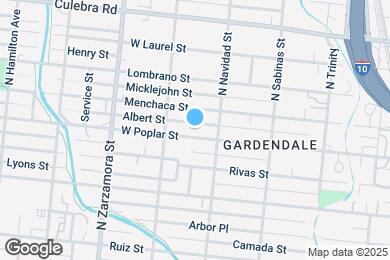 Map image of the property - 1923 W Poplar St