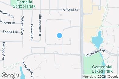 Map image of the property - Cedars of Edina Apartments