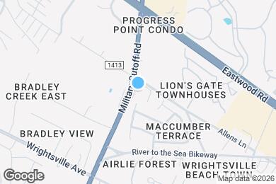 Map image of the property - 1507 Military Cutoff Rd