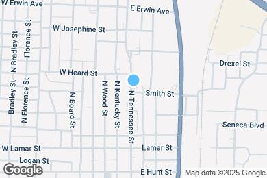 Map image of the property - 702 N Tennessee St