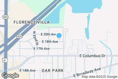 Map image of the property - 5318 E 18th Ave