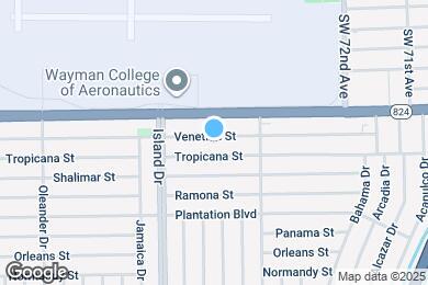 Map image of the property - 7630 Venetian St