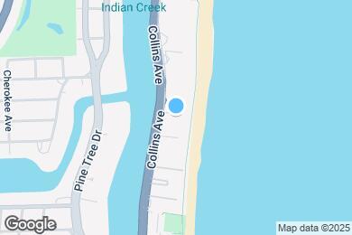 Map image of the property - 5001 Collins Ave