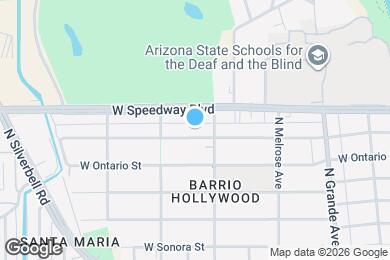 Map image of the property - 1426 W Delaware St