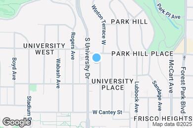 Map image of the property - 2528 Cockrell Ave