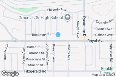 Map image of the property - 2347 Royal Ave