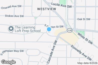 Map image of the property - 1515 Westwood Ave SW
