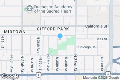 Map image of the property - 343 N 35th St