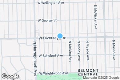Map image of the property - 6235 W Diversey Ave