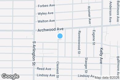 Map image of the property - 905 Clement St