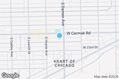 Map image of the property - 2014 W 22nd Pl