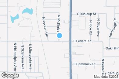 Map image of the property - 2001 N McKinley Ave