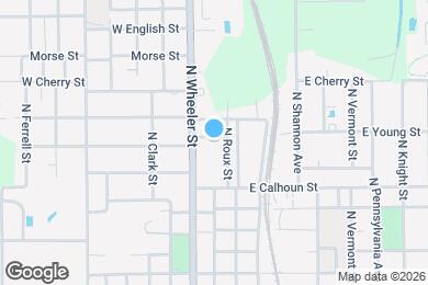 Map image of the property - 203 W Saunders St